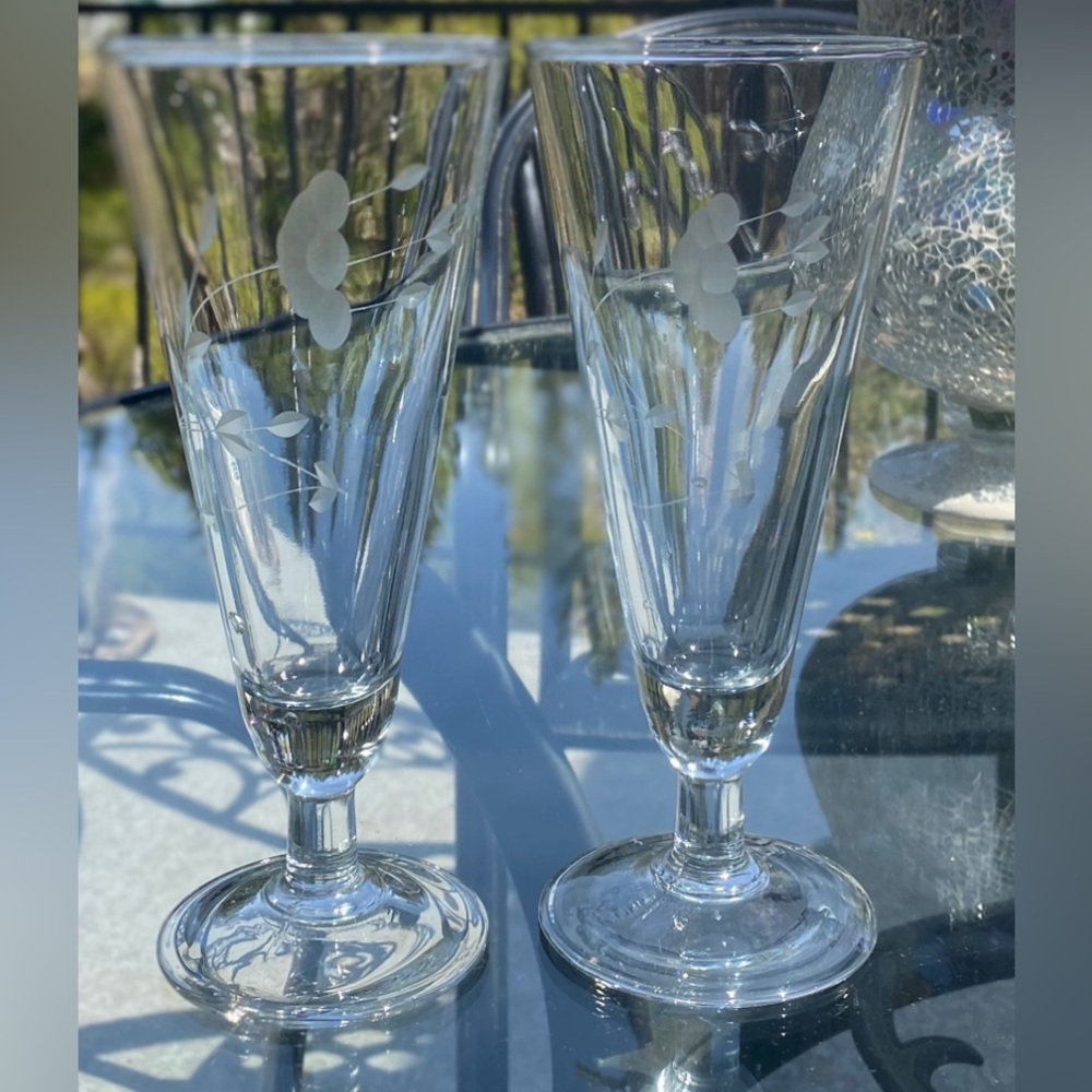 Princess House Pilsner Glasses ~9